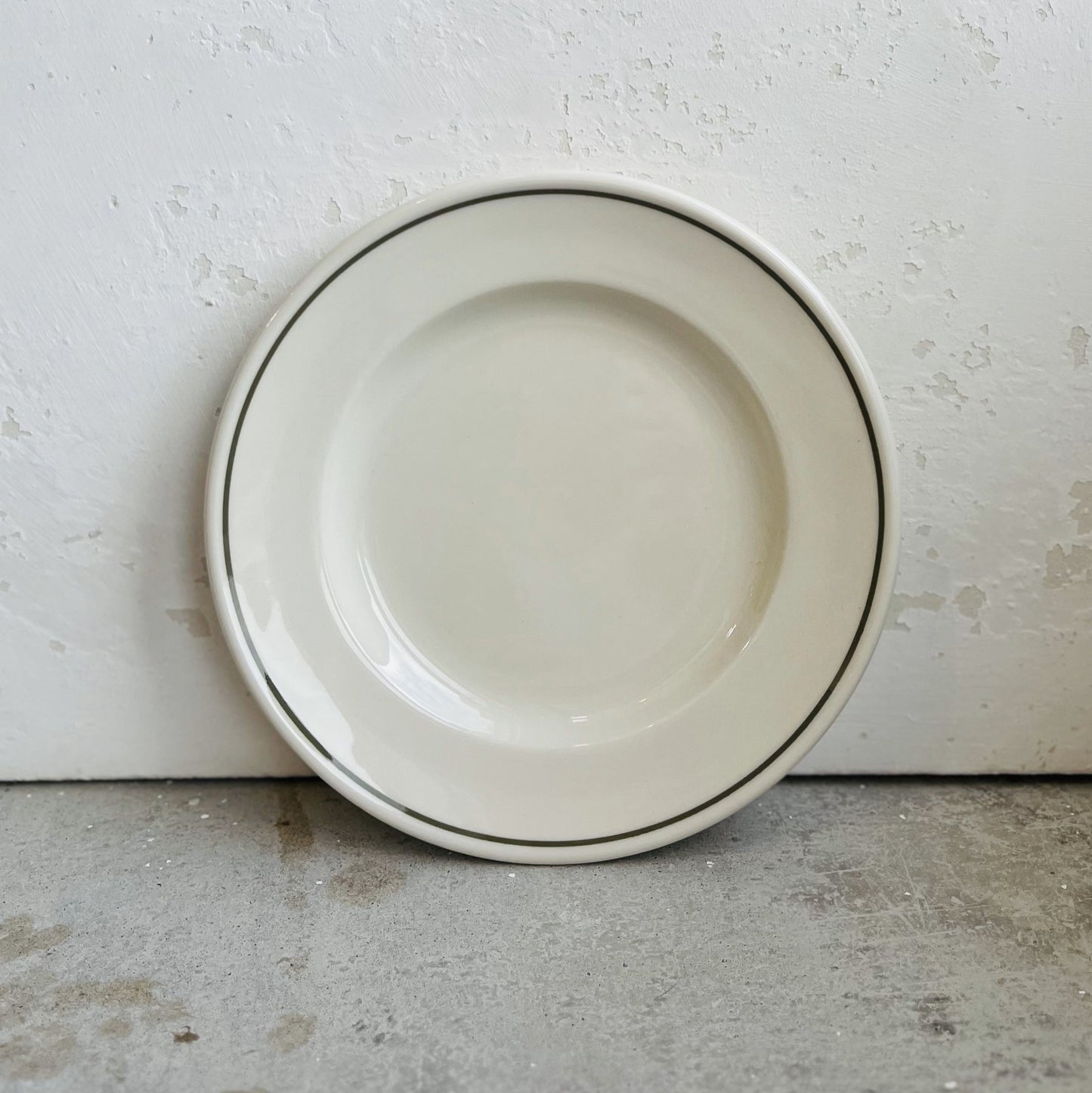 Archive - Side Plate Fern Green Line - Classical Porcelain