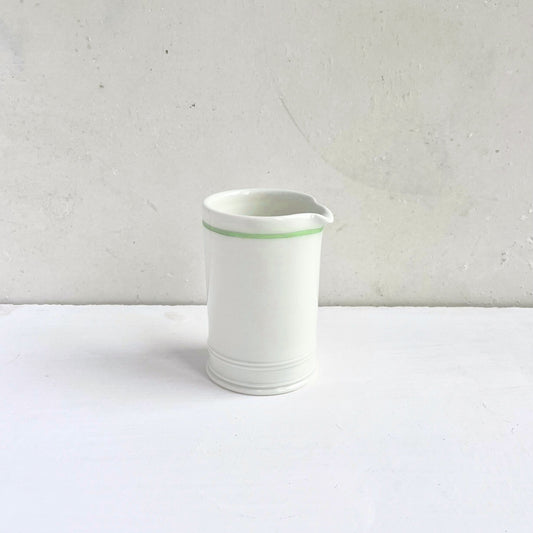 Cream Jug Clover Green Line - Classical