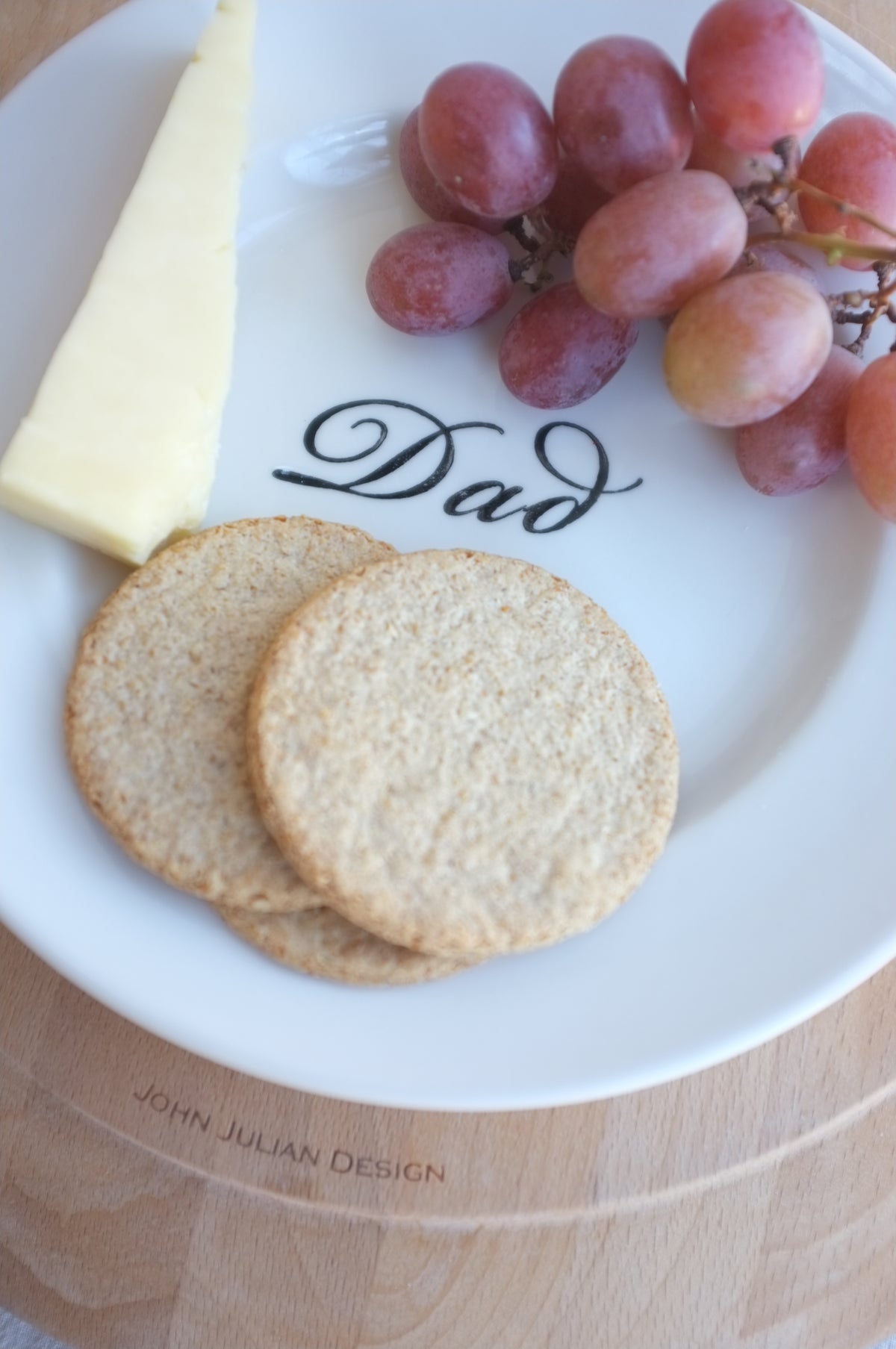 Classical Porcelain Side Plate with 'Dad' Stamp