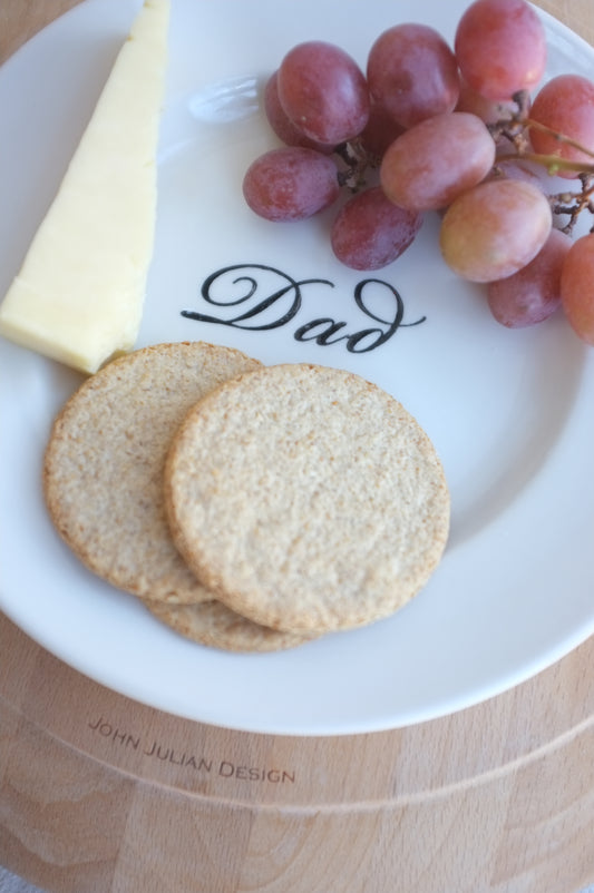 Classical Porcelain Side Plate with 'Dad' Stamp