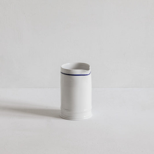 Classical Cream Jug, Cobalt Blue Line - Seconds