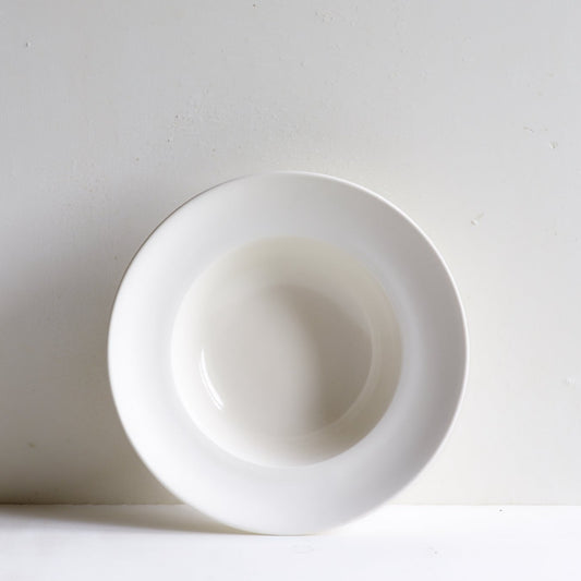 Deep Bowl (Unglazed Border) - Classical Porcelain