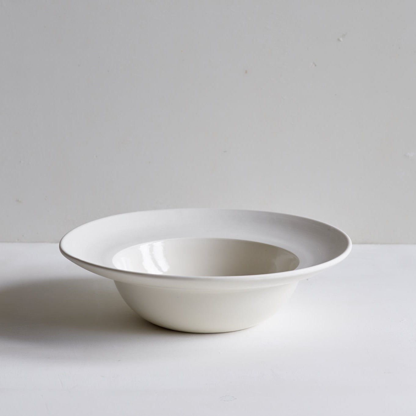 Deep Bowl (Unglazed Border) - Classical Porcelain