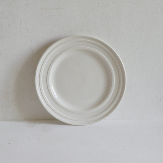 Side Plate Impressed Line - Classical Porcelain