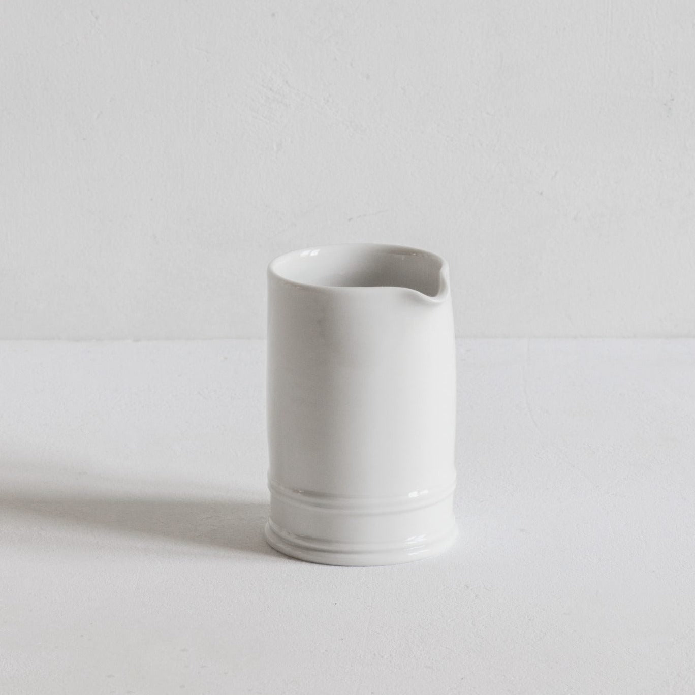 Classical Small Cream Jug Fully Glazed