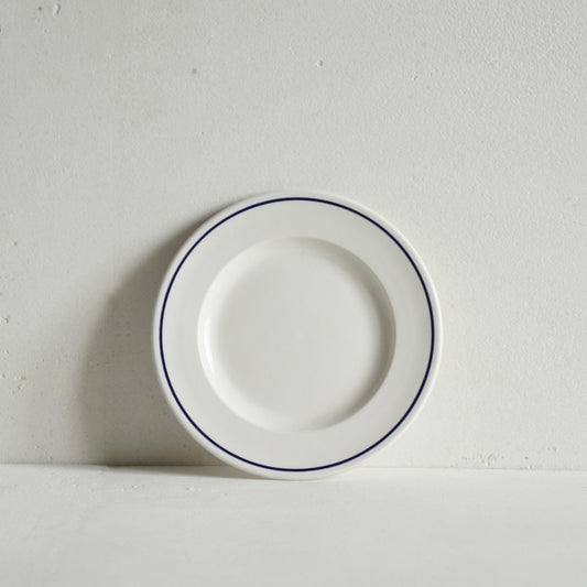 Small Side Plate Cobalt Blue Line - Classical Porcelain