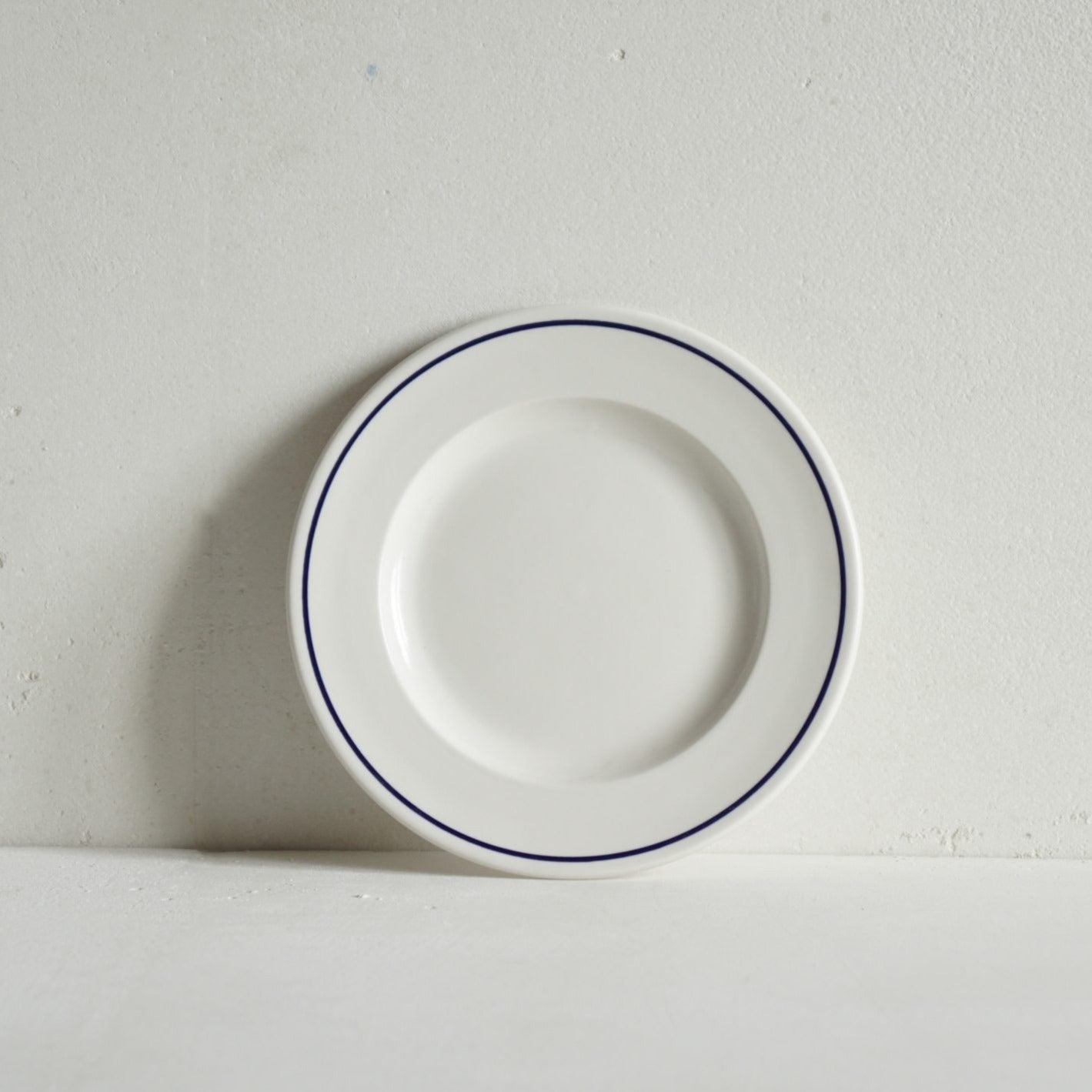 Classical Porcelain Cobalt Blue Line Small Side Plate - Seconds