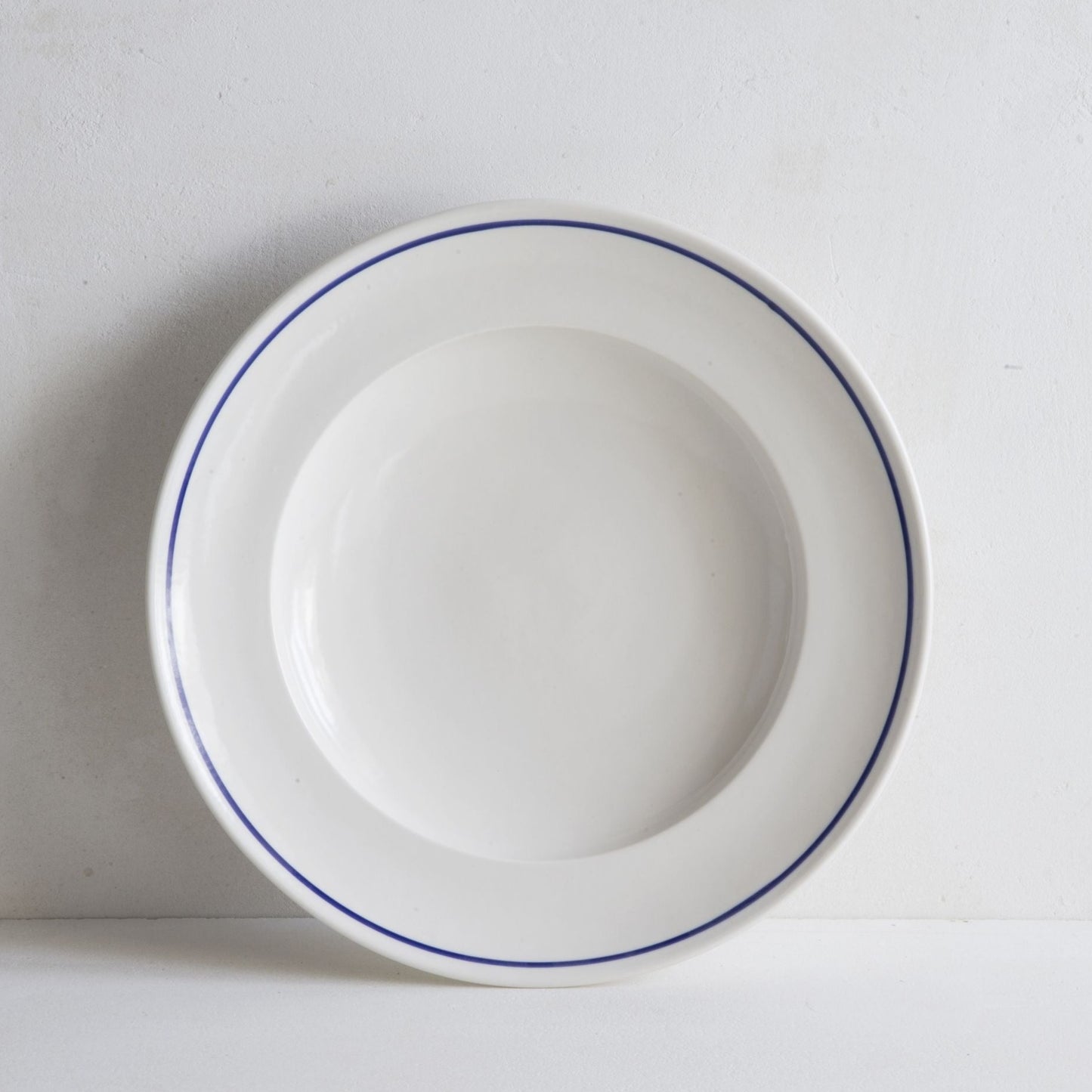 Cobalt Line Shallow Bowl