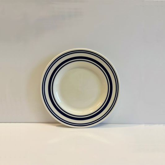 Small Side Plate Sea Stripes - Classical Porcelain