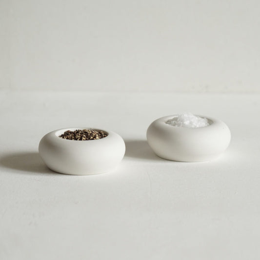 Simple Salt and Pepper Pots - Pair