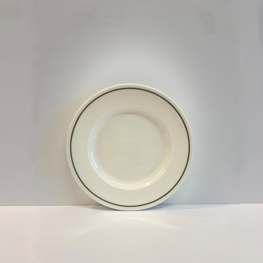Side Plate Forest Green Line - Classical Porcelain