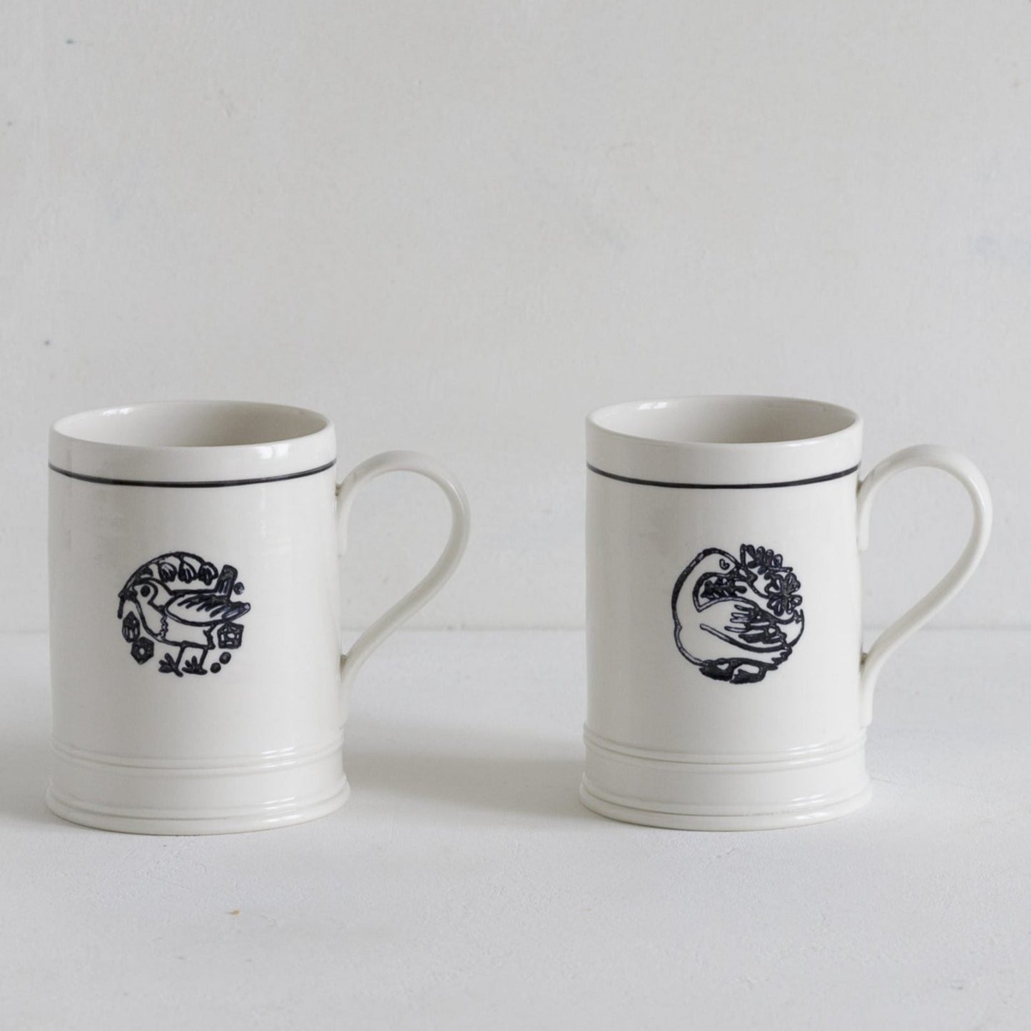 Classical Mugs with Makoto Kagoshima designs