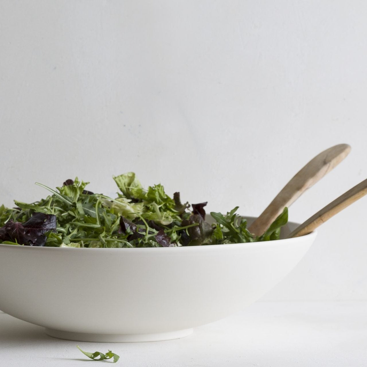 Large Porcelain Serving bowl with salad