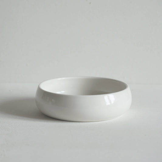 Simple Porcelain Flat Bowl
