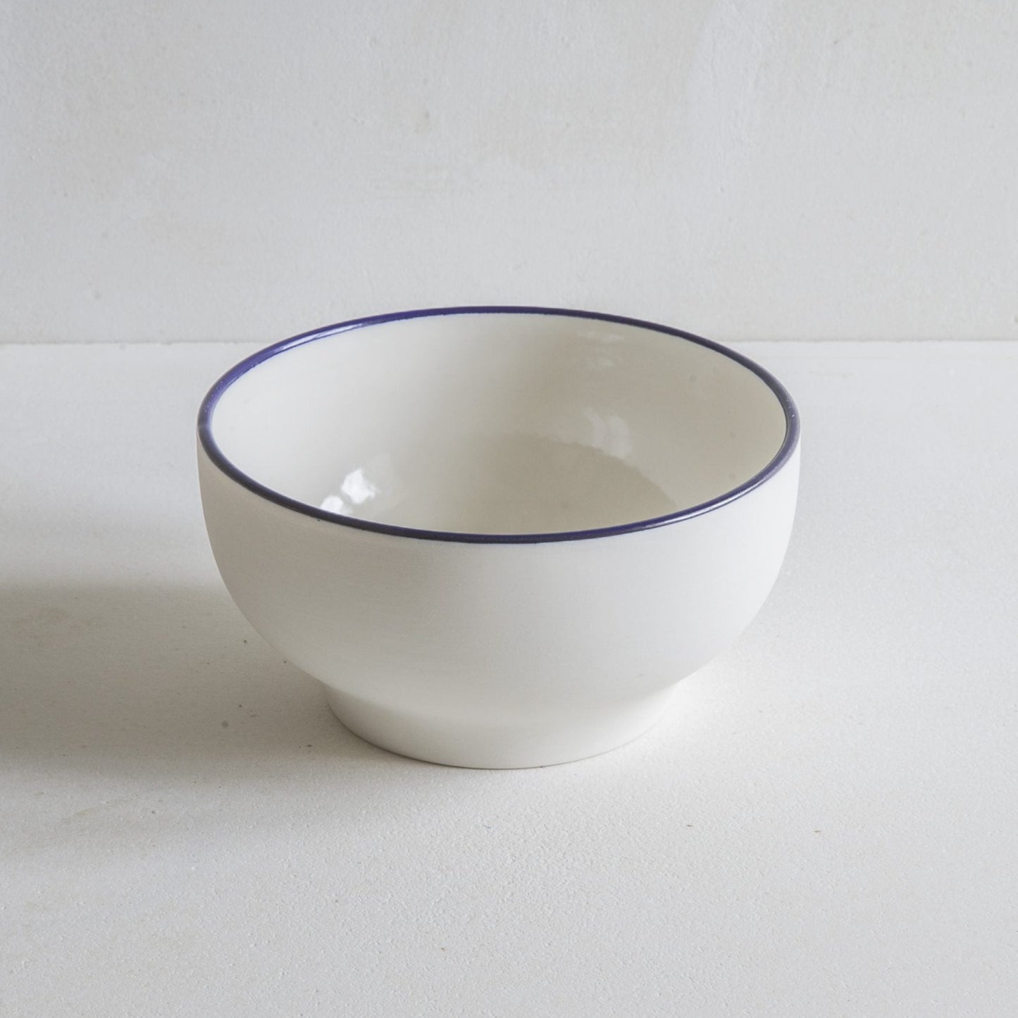 Simple Bowl with a blue rim
