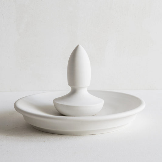 Small Spear Pestle with Flat Mortar