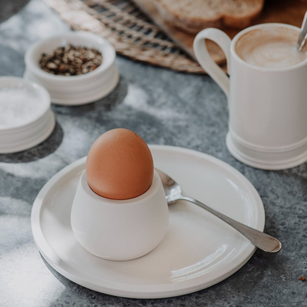 Egg cups and plates