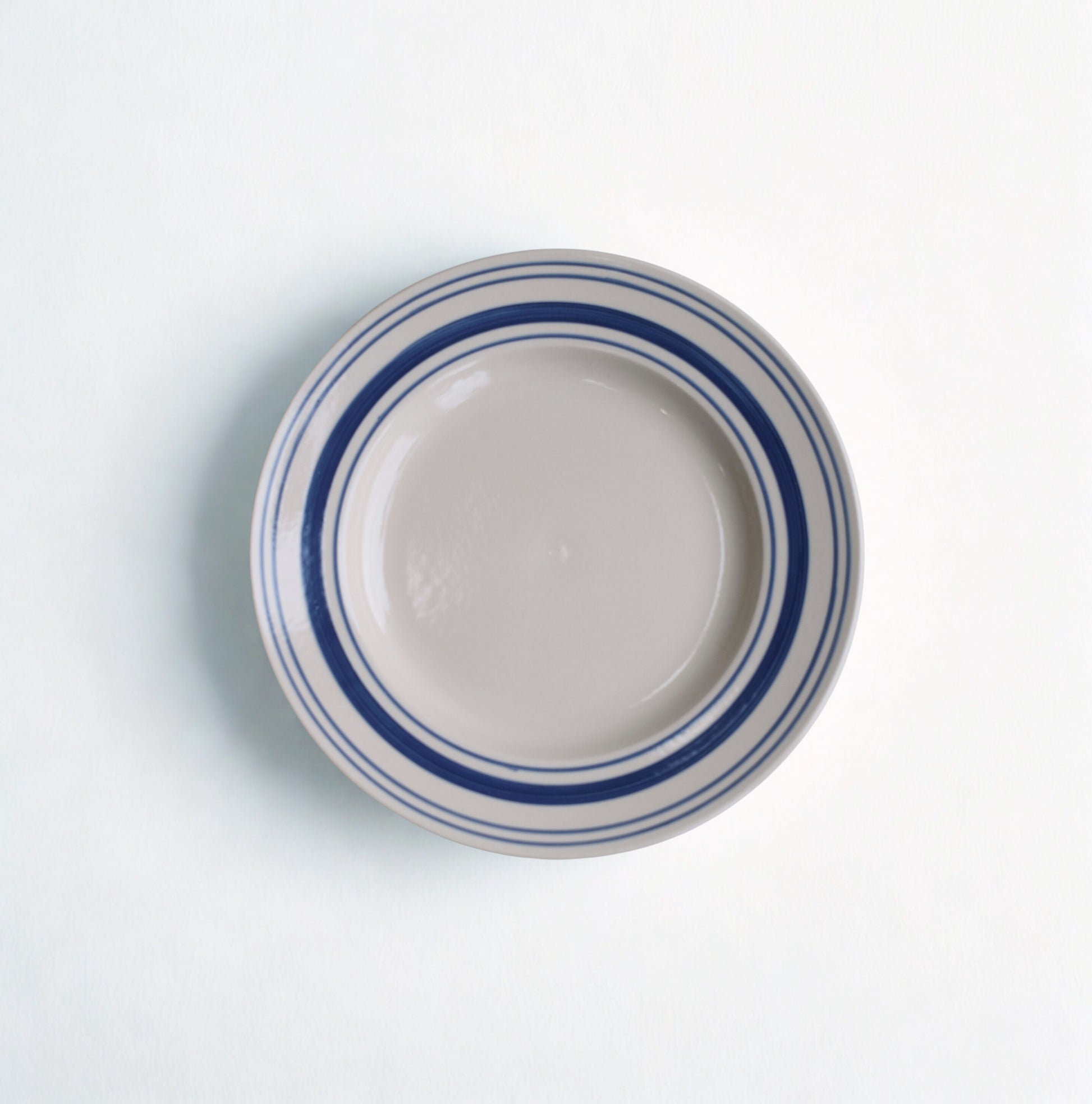 Special Edition: Classical Sea Stripes on Stoneware, Side Plate - Seco