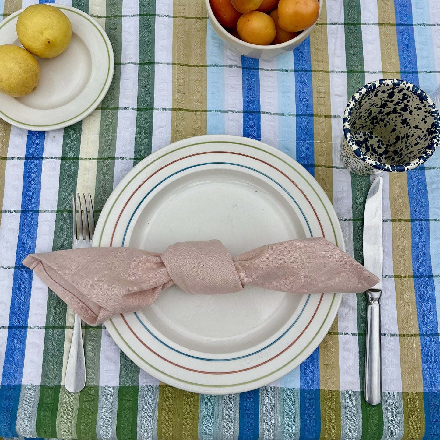 Dinner Plate Bistro Lines - Classical Porcelain
