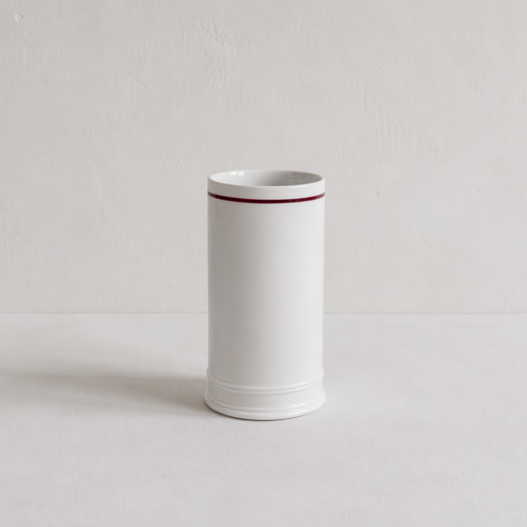 Classical Vase with Burgundy Line - Standard