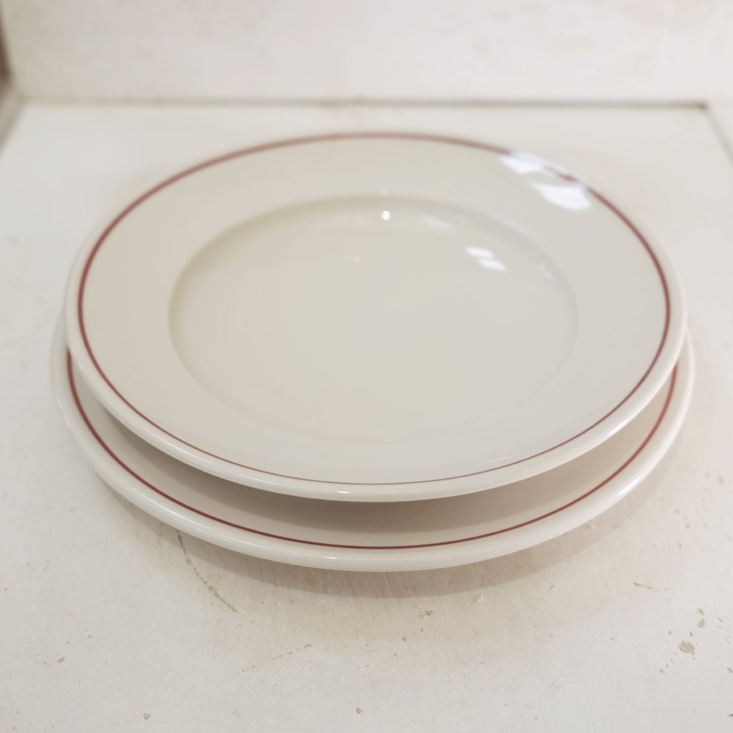 Porcelain Tableware with a Rhubarb Line