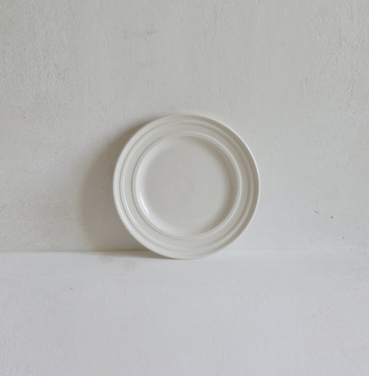 Classical Porcelain Impressed Line, Small Side Plate