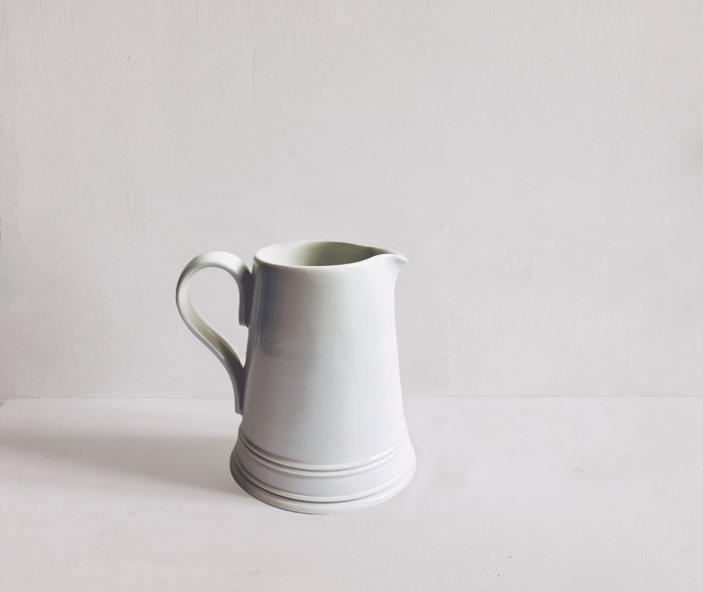 Small Porcelain Dairy Jug for gravy, sauces, small pitcher of water