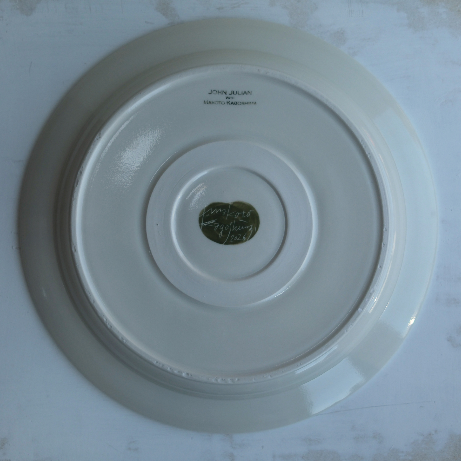 Exclusive Hand Painted John Julian x Makoto Kagoshima Classical Platte