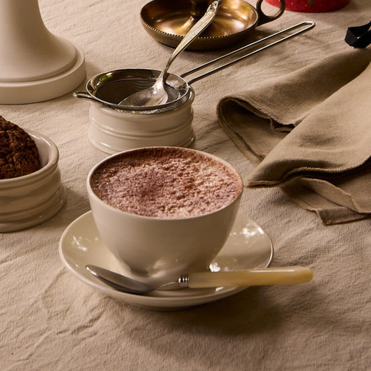 Pair of Handleless Hot Chocolate Mugs - Boxed Gift Set of 2