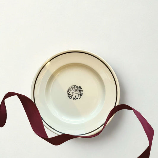 Classical Collection with Makoto Kagoshima - Side Plate with Robin - Gift Box