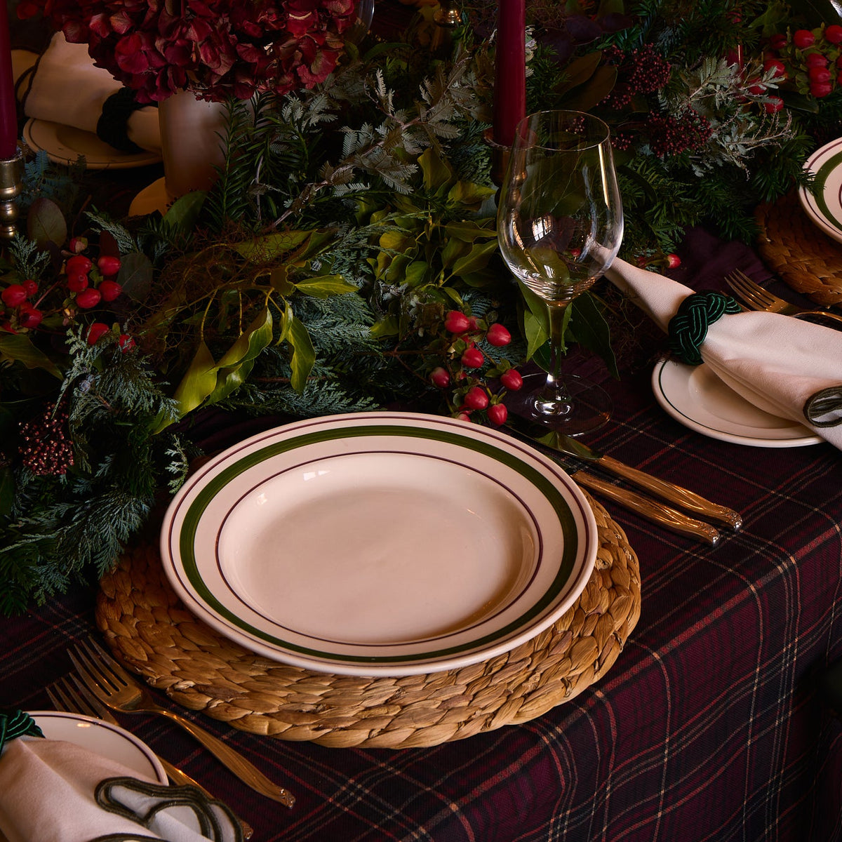 Dinner Plate Seasonal Stripe - Classical Porcelain