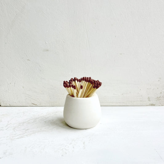 Porcelain Match Pot