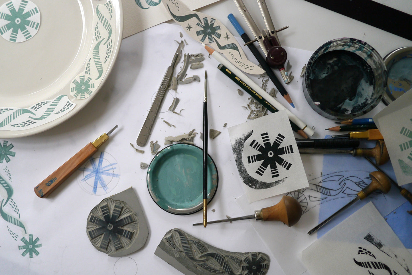 Archive - Angie Lewin X John Julian Special Edition Dinner Plate