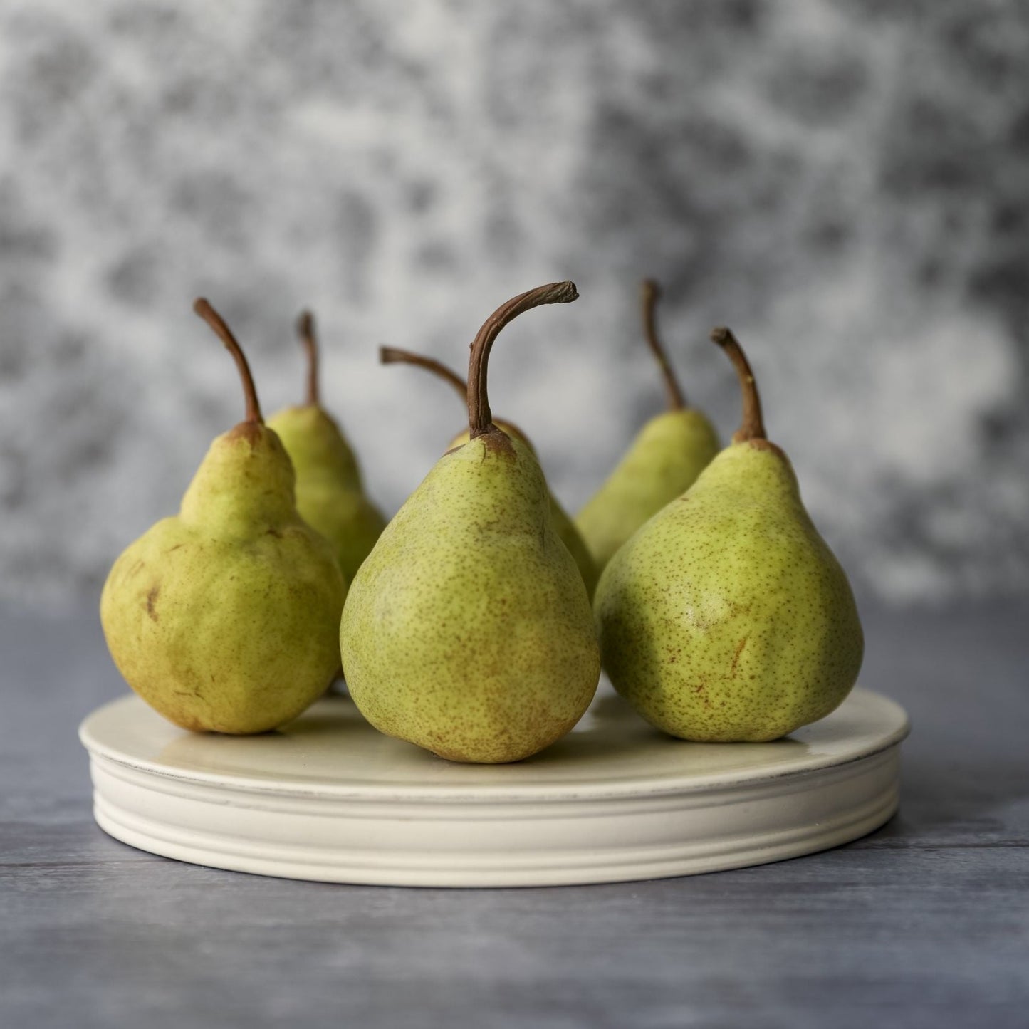 Classical Small Porcelain Platform with Pears