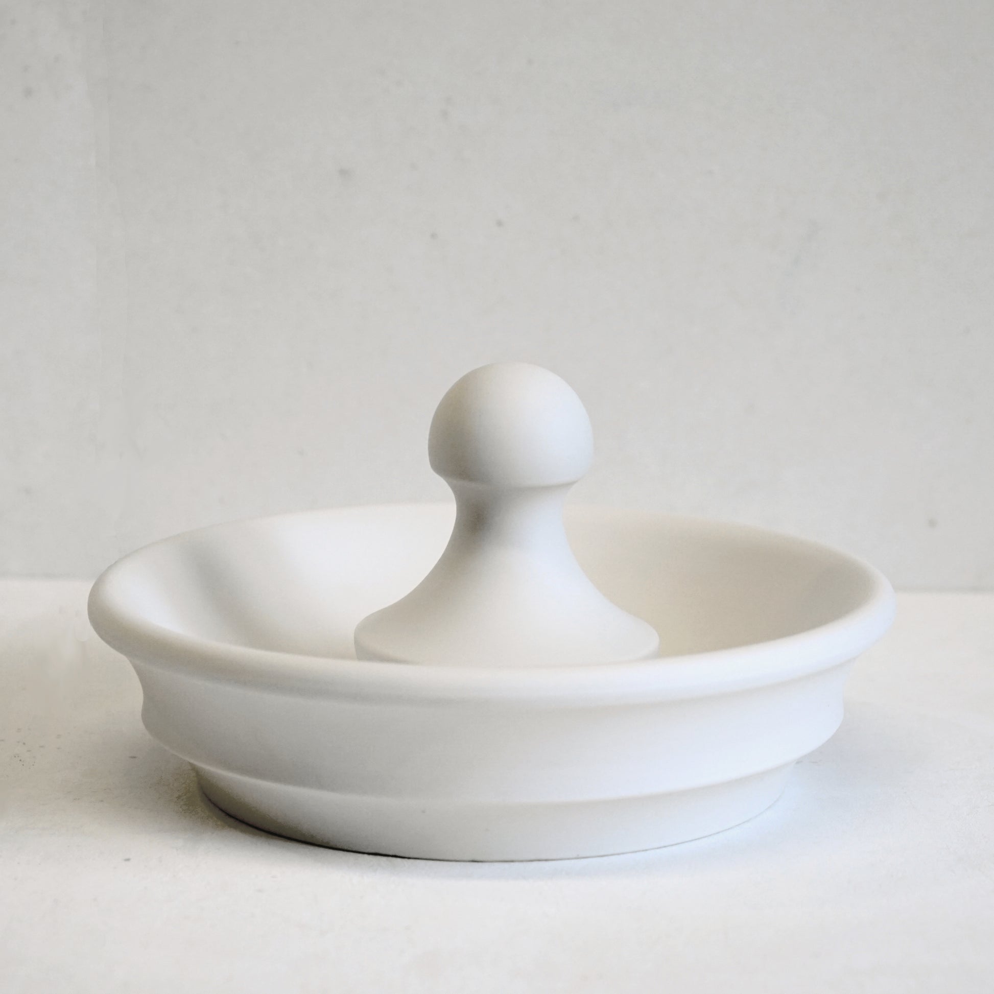 Porcelain Ball Pestle and Bowl Mortar - Seconds