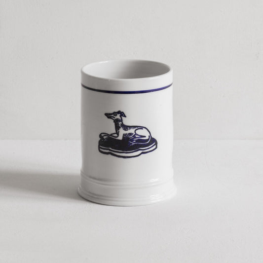 Classical Beaker with Blue Line and Hound