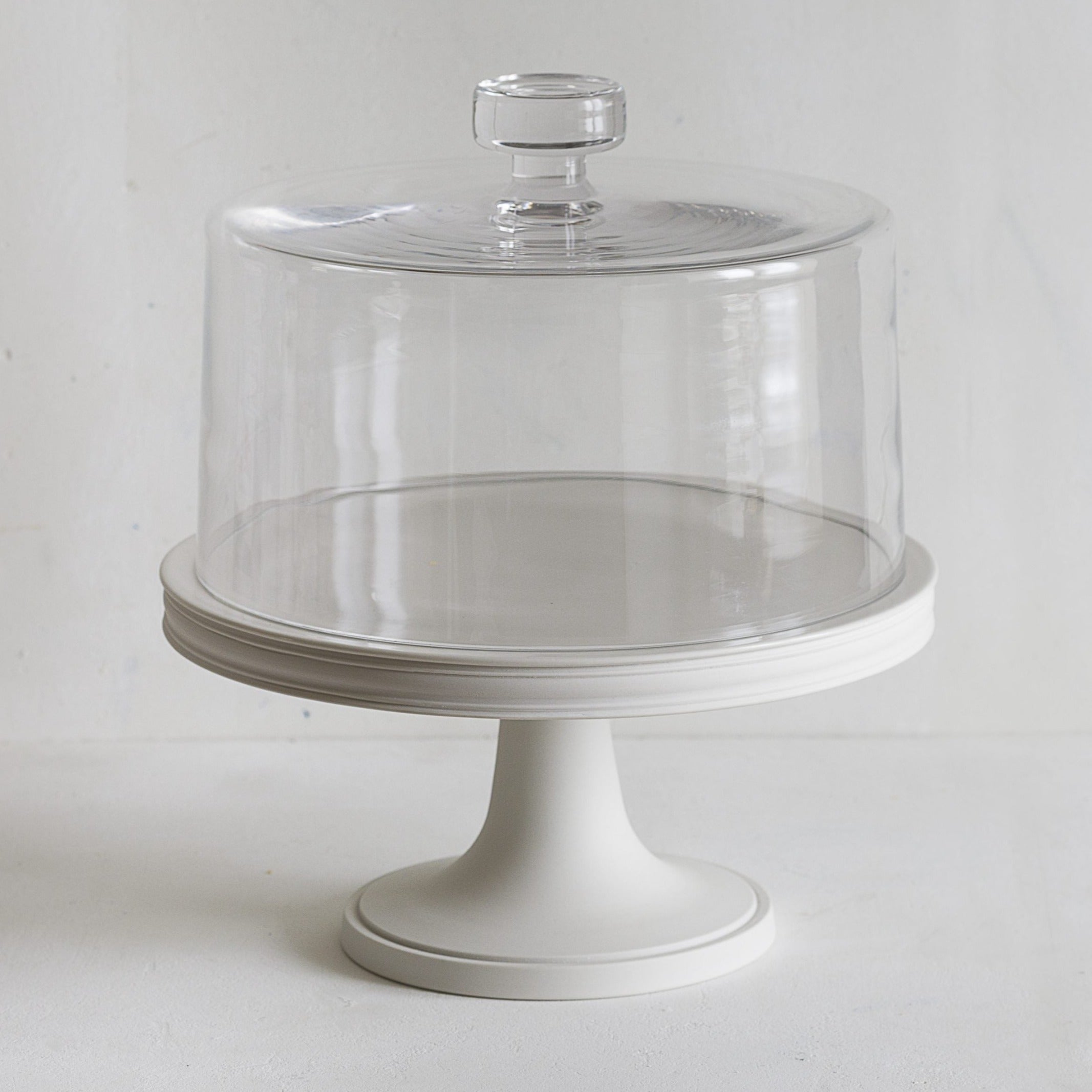 Edge Cake Stand with Glass Dome – Serving Tray with Glass Dome - Premi –  Rampage City