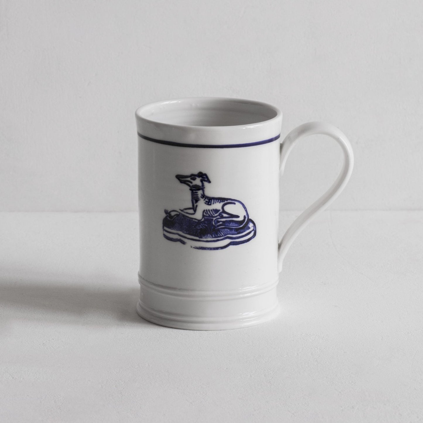 Classical Mug Blue Line and whippet