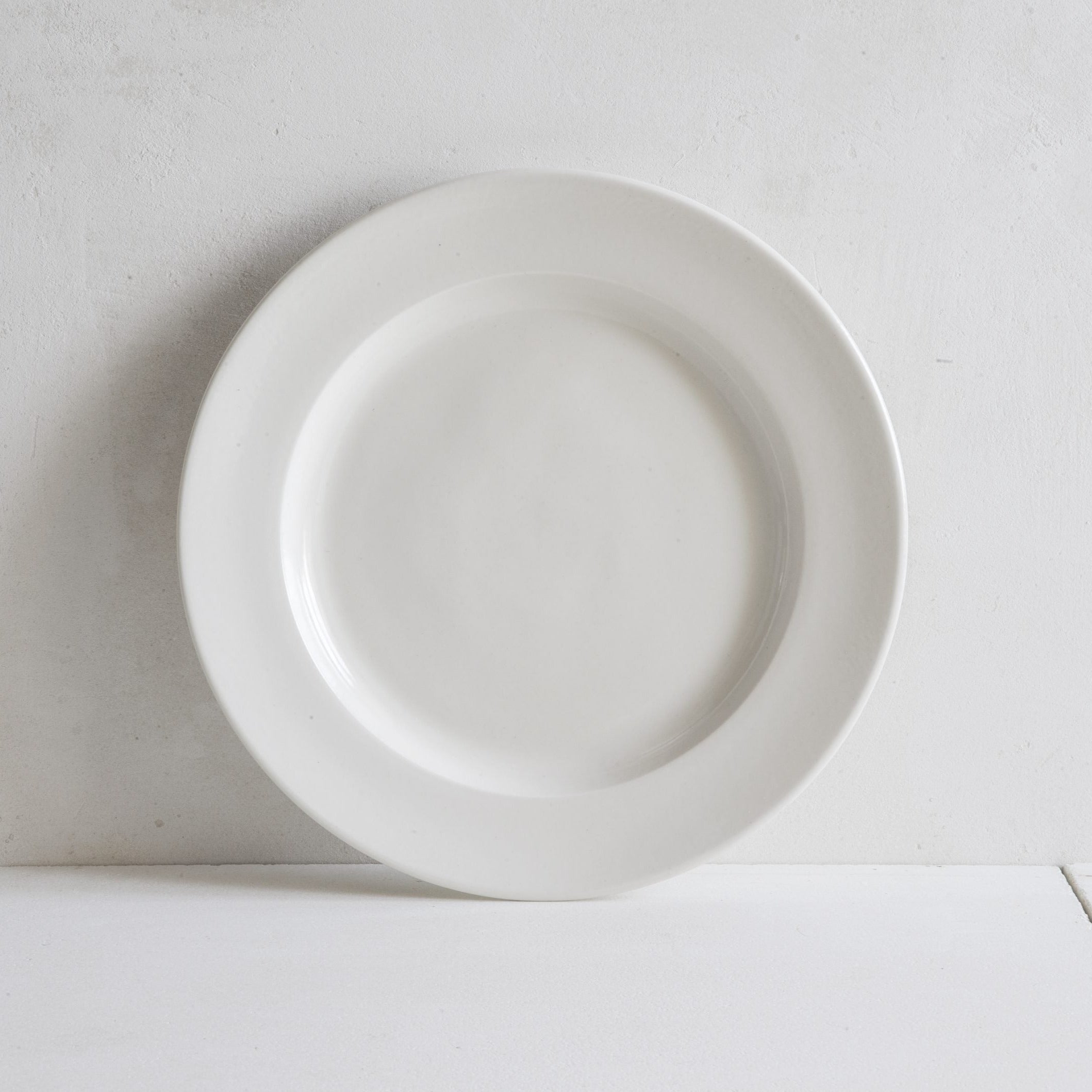 Plain Porcelain Large Dinner Plate