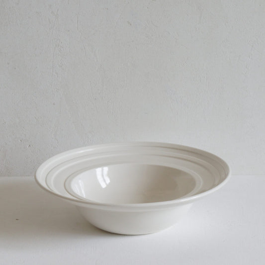 Deep Bowl Impressed Line - Classical Porcelain