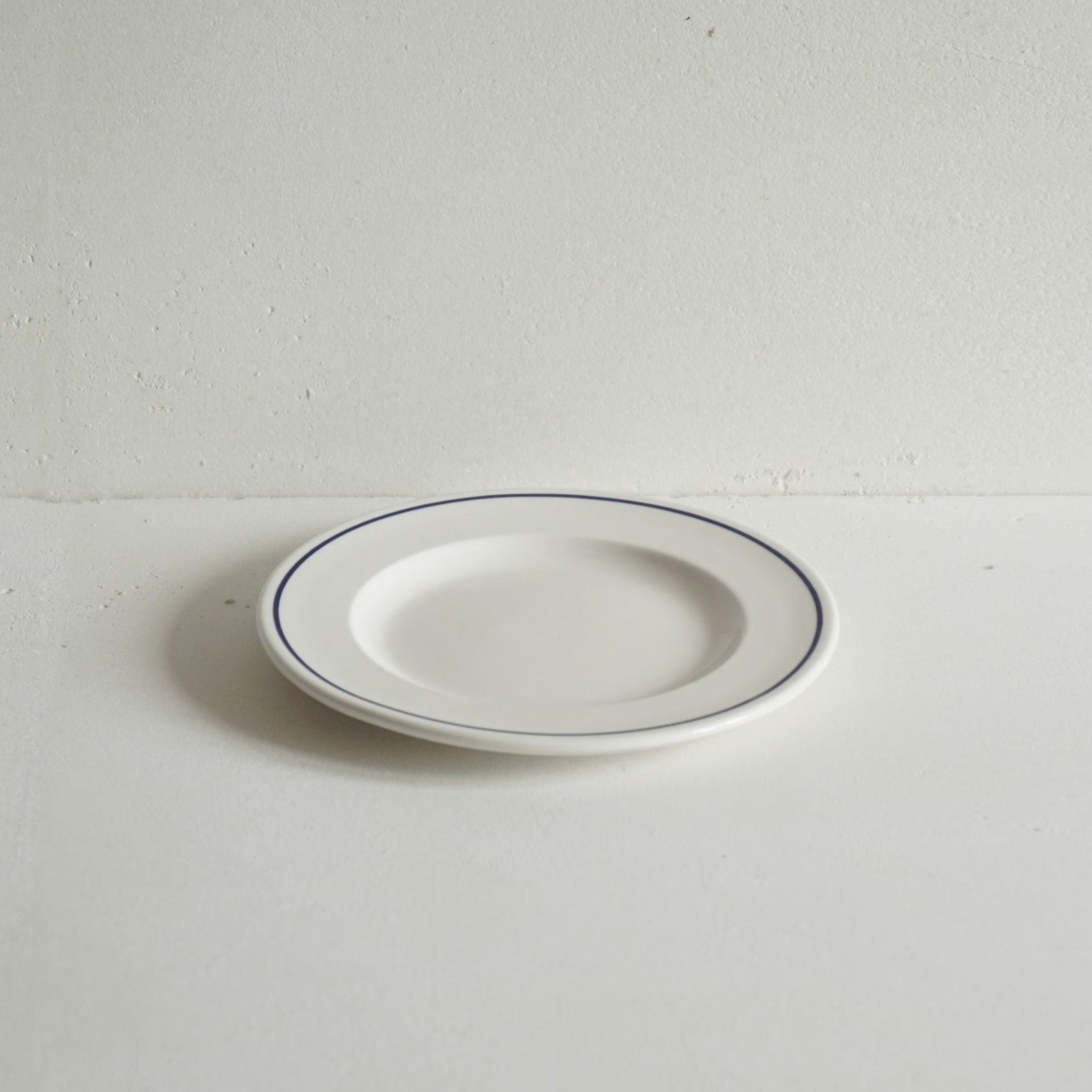 Porcelain Small Side Plate | Cobalt Blue Line | Luxury Dinnerware
