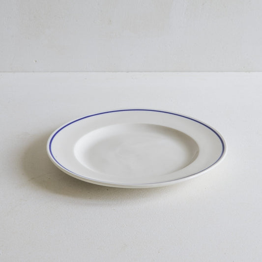 Classical Porcelain Cobalt Blue Line Side Plate - Seconds