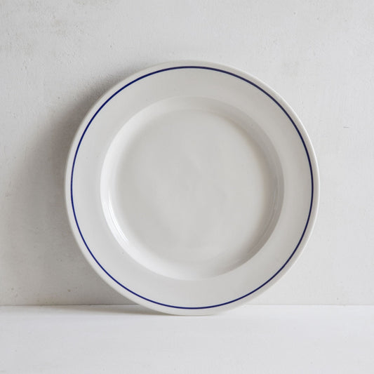 Classical Porcelain Cobalt Blue Line Dinner Plate