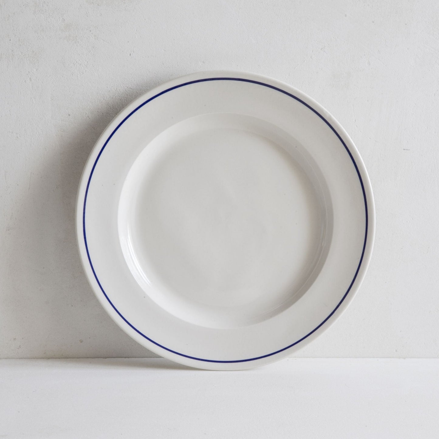 Porcelain Cobalt Blue Line dinner Plate