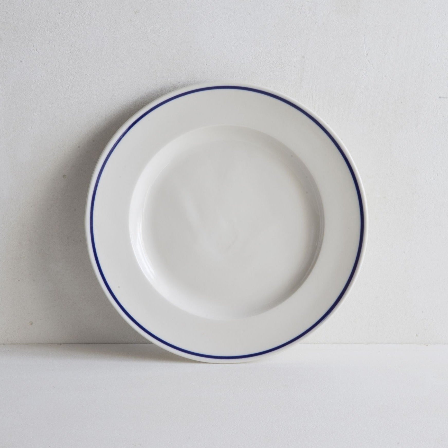 Porcelain Side Plate | Cobalt Blue Line | Luxury Dinnerware