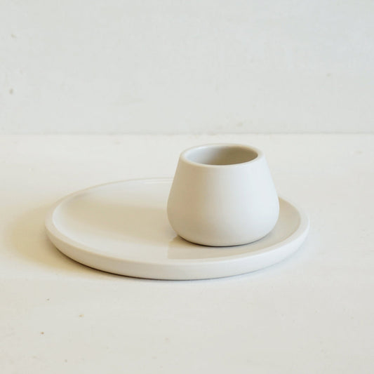 Simple Egg Cup Plate - Seconds