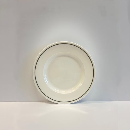 Classical Porcelain Forest Green Line Side Plate