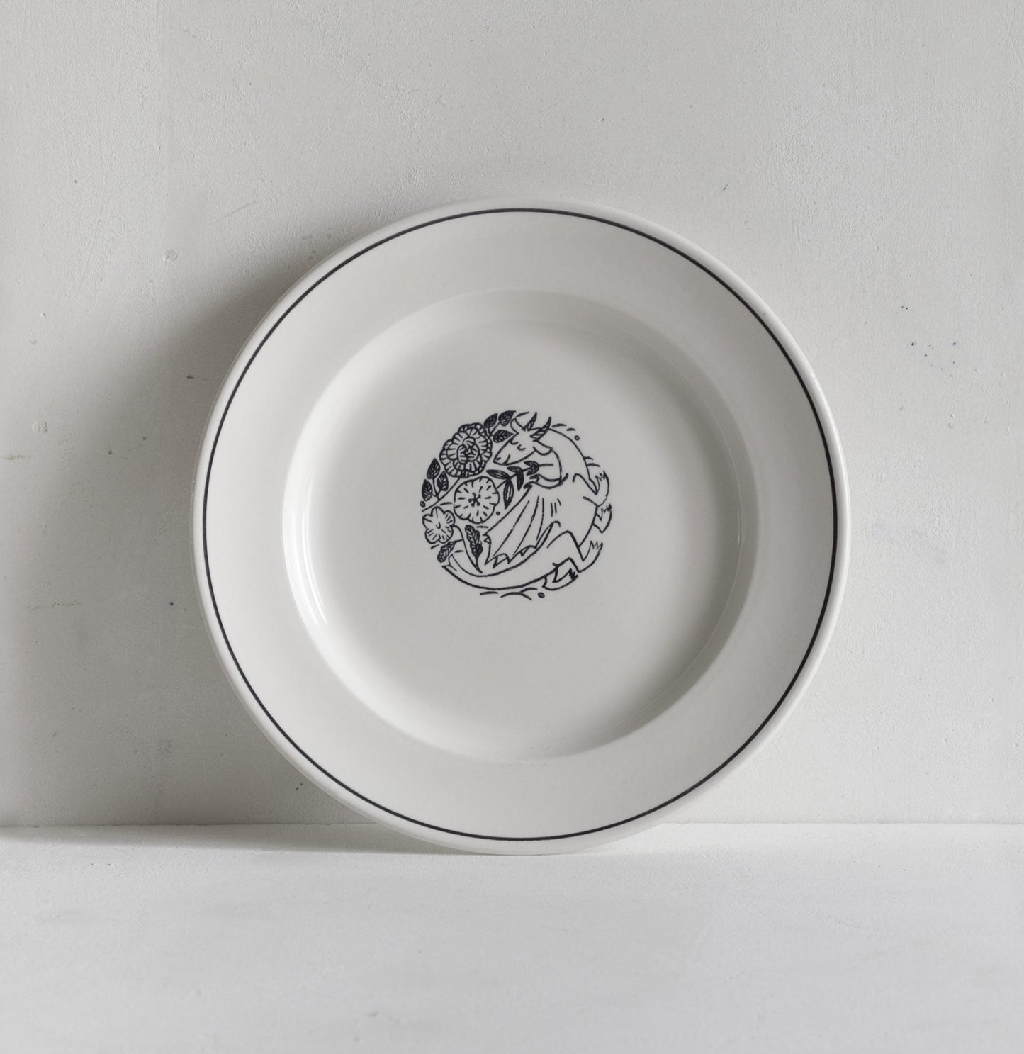 Makoto Kagoshima 27cm Dinner Plate with Dragon