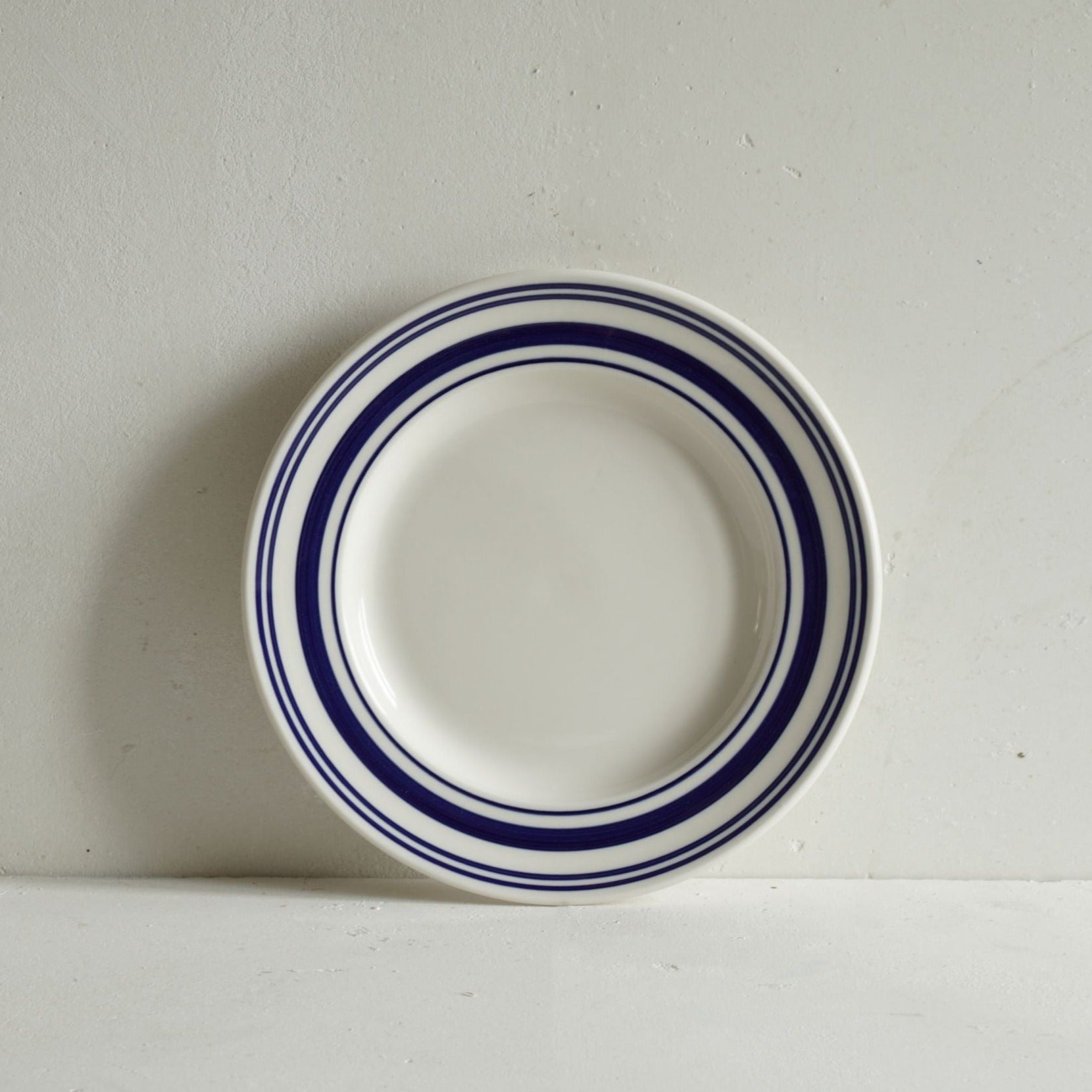 Cobalt Blue Sea Stripe Side Plate | Classical Tableware