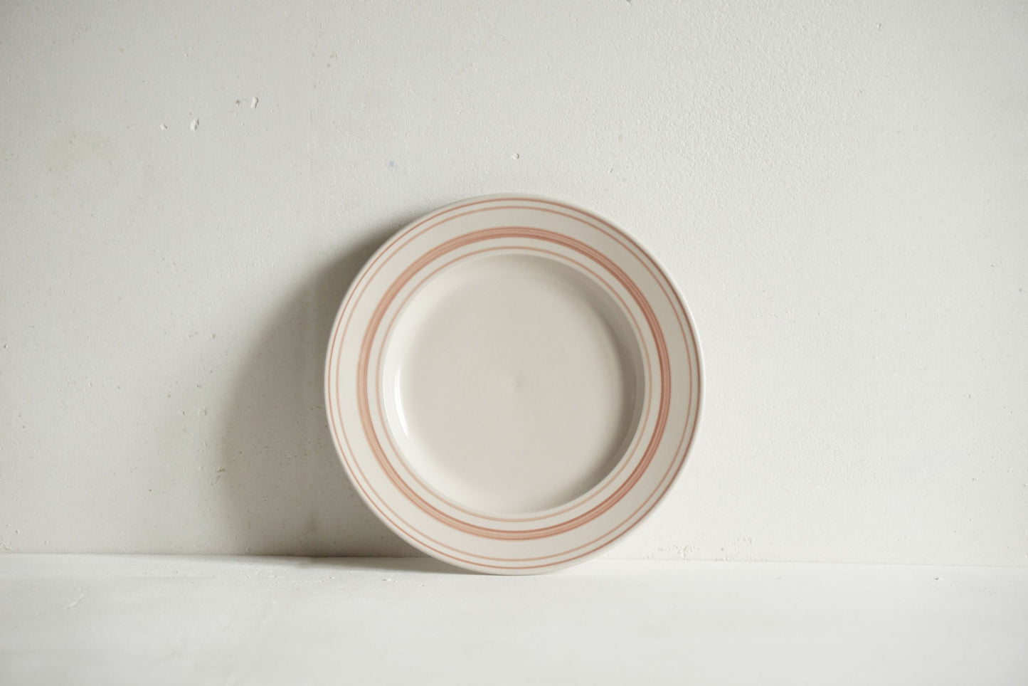 Rose Linen Stripe Side Plate 21cm